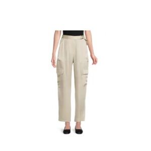 *NWT* SIMKHAI Carolina Satin Tie-Waist Utility Pants- Size 4